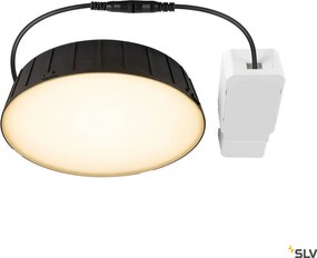 SLV 1007510 DOWNLIGHT Kültéri Mennyezetbe Építhető Lámpa Fekete LED IP54