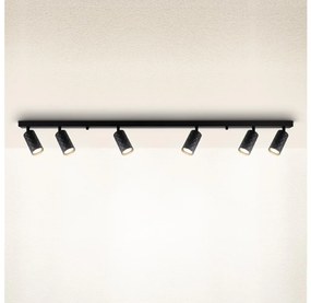 Brilagi - SELE DIAMANT 6xGU10/30W/230V fekete spotlámpa