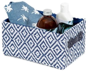 Fürdőszobai textil tárolókosár 23,5x16x12 cm Enzo – Compactor