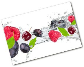 Edzett üveg vágódeszka Gyümölcs és víz pl-ko-80x52-f-54937958