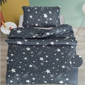 NIGHT SKY BLEND krepp szürke ágyneműhuzat Ágyneműhuzat mérete: 70 x 90 cm | 140 x 200 cm