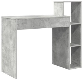 Íróasztal Betonhatású szürke Betonhatású laminált, mérnöki fa