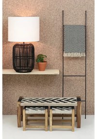 Fekete fém dekorációs létra Siem – Light &amp; Living