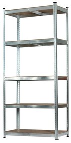 Nagy teherbírású polc 150x70x30 cm 150 kg króm
