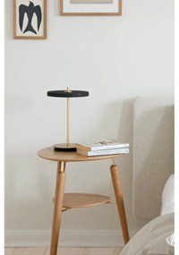 Fekete LED dimmelhető asztali lámpa fém búrával (magasság 31 cm) Asteria Move – UMAGE