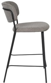 Szürke bárszék szett 2 db-os 89 cm Jolien – White Label