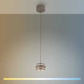 Paul Neuhaus modern függeszték pure falling rings barna króm pln2503-97