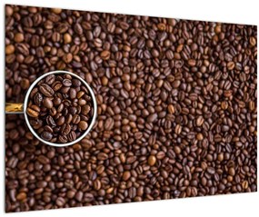 Kép - kávé szemek (90x60 cm)