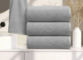 Fürdőlepedő NORIELLE 70x140 cm világosszürke, 100% pamut