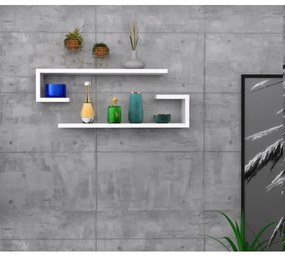 KÉSZLET 2x Fali polc ELDO fehér