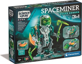 Robot Spaceminer 3 az 1-ben építőjáték Clementoni