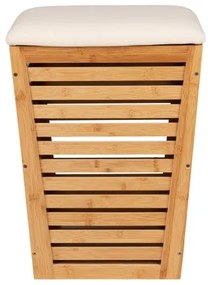 WENKO 25143100 - BAMBUSA mosókosár 40x56 cm barna