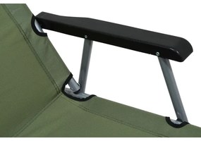 Összecsukható zöld kempingszék