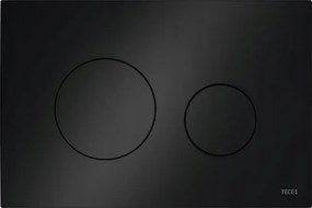 Tece Loop Gomb fekete fényes 9240924 lapos New Tececloop