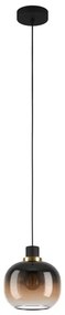 Eglo 99614 - OILELLA függeszték 1xE27/40W/230V barna kábellel