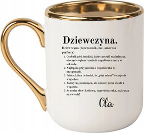 Bögre Elegáns Fehér Arany Rant Vicces Ajándék Lány