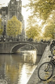 Poszter 53x81cm Csatorna Amszterdam városon keresztül 10, Assaf Frank