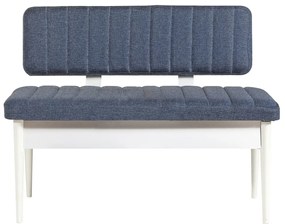 Étkezőgarnitúra(Kihúzható asztal, szék) (5 db) Vina Fehér Sötétkék
