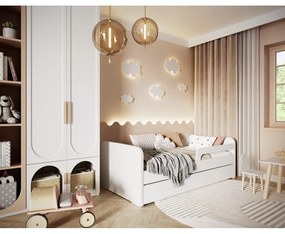 Fehér gyerekágy ágyráccsal 80x200 cm Duuli – ELTAP