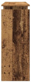 szürke sonoma szerelt fa tálalóasztal 80x30x102 cm