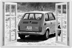 Poszter 60x40 Kisautó Fiat 126p Kisautó