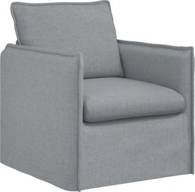 vidaXL Kanapé Világosszürke 195 x 82 x 85 cm szövet