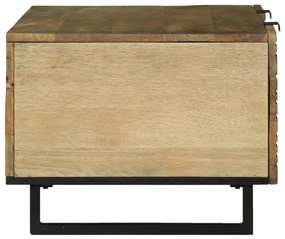 Dohányzóasztal 100x54x40 cm - Tömör mangófából