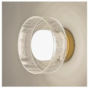 LED Fali lámpa LED/8W/230V 3000K arany/átlátszó