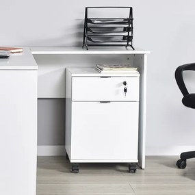 Fehér irodai konténer 61x41 cm