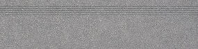 Lépcső Rako Block sötétszürke 30x120 cm matt DCPVD782.1