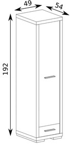 Ruhásszekrény Vega 36 (világos santana tölgy). Akció -16%. 1055481