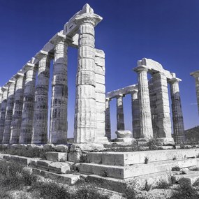 Poszter 40x40cm Poszeidón templomának régi oszlopai, Assaf Frank