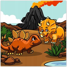 Poszterek 100x100 Jégkorszak Dinoszauruszok