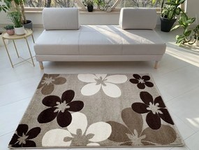 Karizma Bézs virág mintás (Beige) szőnyeg 200x290