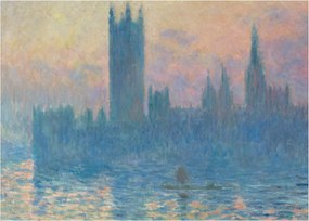 Kép - Claude Monet, The Houses of Parliament, Sunset, reprodukciók (70x50 cm)