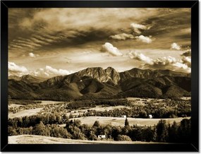 Poszterek keretben 40x30 Tátra Lengyel hegyek Kilátás