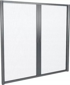 Elegáns Görgős Szúnyogháló Vízszintes Dupla 180x90 cm modern védelem