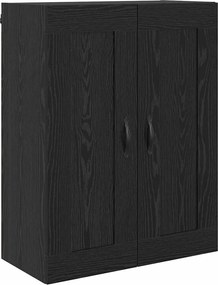 vidaXL Fali szekrény Fekete tölgy 69,5 x 34 x 90 cm Faanyag