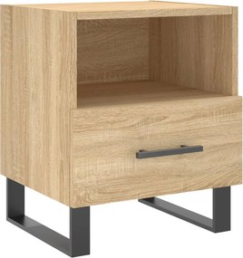 vidaXL sonoma tölgy színű szerelt fa éjjeliszekrény 40 x 35 x 47,5 cm