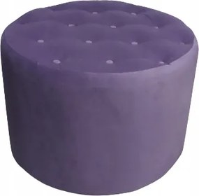 Pufa Puff Kerek Nagy Átmérő 60 CM Stegelt Velúr Fonott válasszon színt