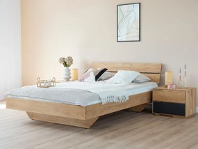 AMI nábytek Rossano lebegő ágy 140x200cm tölgy