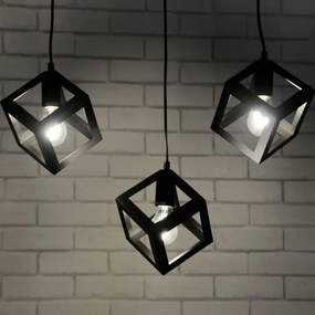 Csillár zsinóron SWEDEN 3xE27/20W/230V