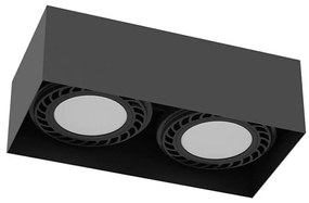 Brosline 1269 - CAGE spotlámpa 2xGU10/18W/230V fekete