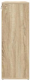 Cipősszekrény sonoma tölgy 77.5 x 30 x 83.5 cm Faanyag