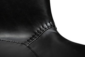 Hype fekete műbőr bárszék, magasság 91 cm - DAN–FORM Denmark