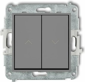 Karlik Icon Redőnykapcsoló, Szürke Matt 27IWP-8