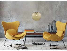 Klausen 111022 - Csillár zsinóron RAIN 1xE27/11W/230V arany