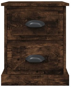 vidaXL füstös tölgy színű szerelt fa éjjeliszekrény 39 x 39 x 47,5 cm