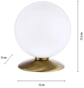 Paul Neuhaus 4013-11 - LED Dimmelhető asztali lámpa BUBBA 1xG9/3W/230V réz
