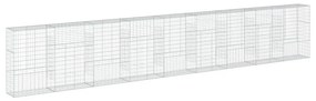 horganyzott vas gabion kosár fedéllel 900 x 50 x 150 cm